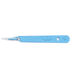 DISPO SCALPEL W/HANDLE, S/S, SIZE 15, STERILE, 10/BOX