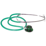 LIV DUAL HEAD STETHOSCOPE LATEX FREE GREEN EA