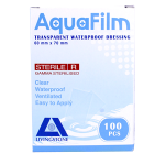 AQUA-LIV TRANSPARENT FILM DRESSING 6X7CM W/O PAD STRL 100/BX