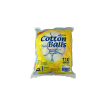 LIV COTTON BALLS, NON-STERILE, 5 ASSORTED COLOURS, 110/BAG