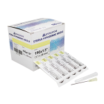 LIV HYPODRMC NEEDLES 19G(1.1MM)X1.5 INCHES(38MM) STRL 100/BX