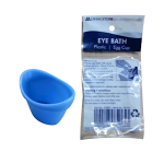 EYE BATH PLASTIC EGGCUP TYPE BLUE