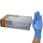 NI-TEK NITRILE PREM GLV ASNZ PF EN374 XLRG BLUE HACCP 100/BX