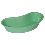 LIV KIDNEY DISH TRAY,25CM,GRAD600ML,GREEN,10/PK