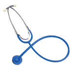 LIV NURSE STETH SINGLEHEAD BLUE TUBE W/BLUE CHESTPIECE EACH