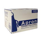 DISP APRONS BIB TYPE 23uM 71 X 117CM HDPE BLUE 100 PACKS/BOX