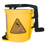 LIV MOP WRINGER BUCKET, 16L WIDE MOUTH ALL PLASTIC YELLOW EA