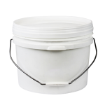 BUCKET W/LID 10 LTR PLASTIC