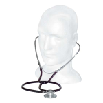 LIV DUAL HEAD STETHOSCOPE LATEX FREE BLACK EA