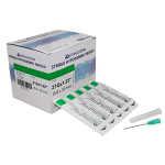 LIV HYPODRMC NEEDLES 21G(0.8MM)X1.25INCHES(32MM) STRL 100/BX