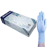 NI-TEK NITRILE GLV LCUFF 300MM ASNZ PF EN374 M BLUE 100/BOX