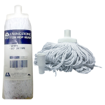 LIVINGSTONE COTTON MOP HEAD 600G 22MM SCREW TYPE WHITE EACH