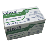 UNI-POUCH STERILISATION POUCH W/ INDICATOR 57 X 70MM 200/BOX