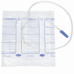 LIV DRAINAGE URINE BAG 2L 90CM W/OUT OUTLET NON-STERILE EACH