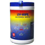 LIV-WIPE ALCOHOL WIPES 70pct ISOPROPYL ALCOHOL 21X14CM 155/TUB