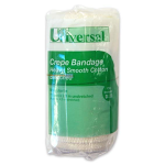 UNIV CREPE BNDG W/CLIP 7.5CMX2.3M UNSTRTCH 4.5M STRTCH LOOSE