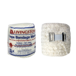 LIV CREPE BANDAGE W/ CLIP MED WEIGHT 5CMX4M ALL COTTON 12/PK