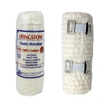 LIV CREPE BANDGE W/ CLIP MED WEIGHT 15CMX4M ALL COTTON 12/PK