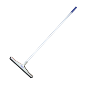 LIV FLOOR SQUEEGEE 450MM W/ALUM HANDLE 124CMX25MM GREY EACH