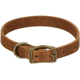 PUPPY LEATHER COLLAR, 30CM, EA