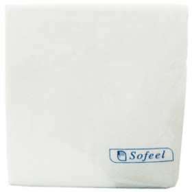 SOFEEL CLEANING CLOTHS HD 40X38CM WHITE 25/PK 100/CTN