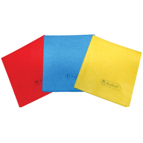 SOFEEL CLEANING CLOTHS HD 40X38CM YELLOW 25/PK 100/CTN
