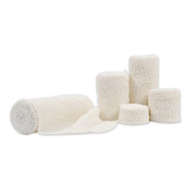 MEDICREPE CREPE BANDAGE, MEDIUM, 5CMX1.6M, ALL COTTON, 12/PK
