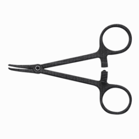 PLASTIC KELLY HEMOSTAT STRAIGHT FORCEPS 5.5INCH (14CM) EA