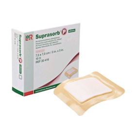 SUPRASORB P FOAM SELF-ADHES DRESSING STERILE 7.5X7.5CM 10/PK