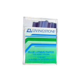 LIV LITMUS PAPER BLUE FOR ACIDITY TESTING 200 TESTS/PK