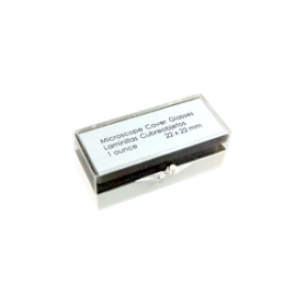 COVER SLIP NO. 2 22X22MM GLASS 111/OUNCE GERMANY