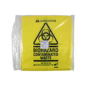 LIV BIO WASTEBAG, 99x57CM, 72L 30UM OPEN DIA: 36.31CM 250/CT