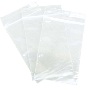 LIV ZIP LOCK BAG 100X180MM 40UM RECYL PLASTIC CLEAR 1000/BX