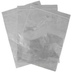 LIV ZIP LOCK BAG 360X400MM 40UM RECYL PLASTIC CLEAR 100/PK