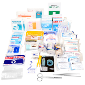 AUTO FIRST AID COMPLETE SET REFILL ONLY IN POLYBAG WHS REG