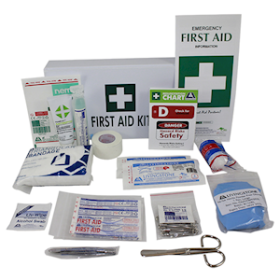 LIV TRAVEL FIRST AID KIT COMPLETE SET IN PVC CASE