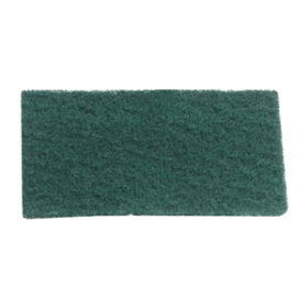 LIV SCOURER PADS NO. 100 15X10X0.7CM NYLON GREEN 10/PACK