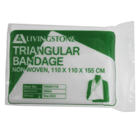 LIVINGSTONE TRIANGULAR BANDAGE,WHITE,110X110X155CM,EA