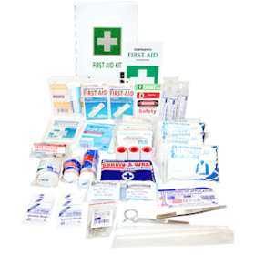 LIV FIRST AID KIT CLASS B COMPLETE SET IN METAL CASE WHS REG
