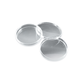 PETRI DISH W/3 VENTS 100(D)MM W/LID ASEPTIC PS 10/BAG