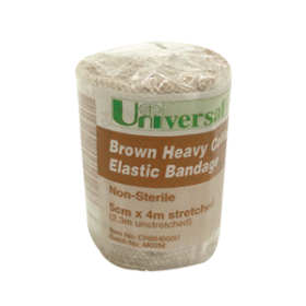 UNIV CREPE BNDAGE, 5CMX2.3M UNSTRETCHED,4.5M STRETCHED,12/PK