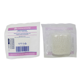 LIV CREPE BNDGE MED WEIGHT 5CMX1.6M ALL COTTON STERILE 50/CT