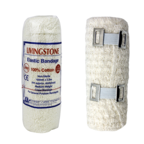 LIV CREPE BNDAGE MED WEIGHT 15CMX4MWRNKLED ALL COTTON 12/PK