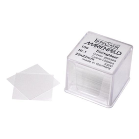 COVER SLIP NO.1 22X22MM BORO 3.3 GLASS 100PCS/PK 10PKS/BX