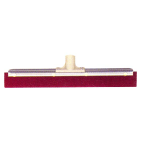 OATES ALUM FLOOR SQUEEGEE HEAD ONLY, 450MM, RED RUBBER, EACH