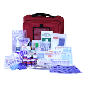 LIV STNDRD WORKPLACE FA KIT MED IN MULTI COMPARTMENT HD BAG