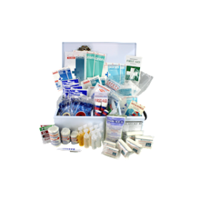 LIV WA HIGH RISK FIRST AID KIT COMPLETE SET IN METAL CASE