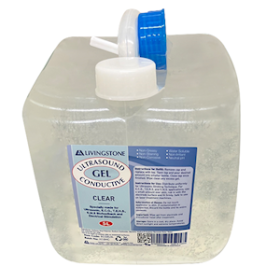 LIV ULTRASOUND ECG CONDUCTIVE GEL BIO 5LT W/TAP SOFT PACK