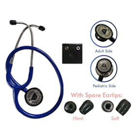 LIV CARDIOLOGY LEGEND 3, COMBO ADULT & PAEDIATRIC STETH, BLU