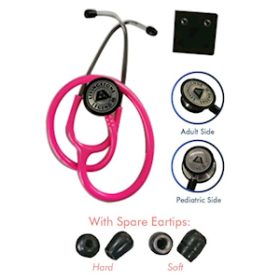 LIV CARDIOLOGY LEGEND 3, COMBO ADULT & PAEDIATRIC STETH, PNK